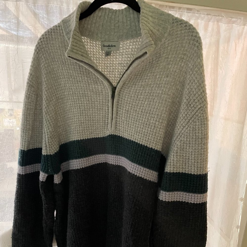 Oversized !/4 Zip Sweater
